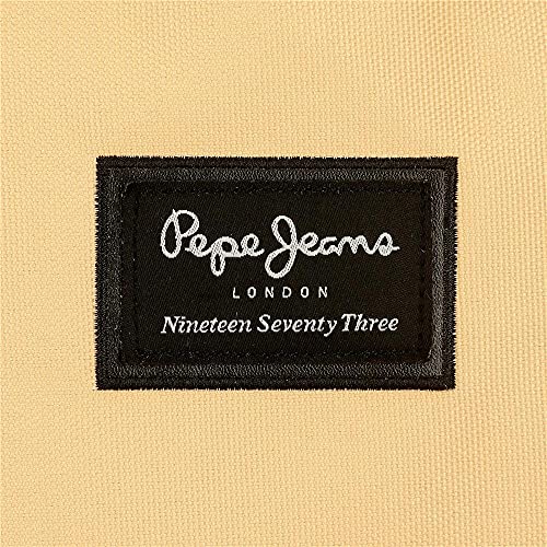 Pepe Jeans Aris Estuche Triple Amarillo 22x12x5 cms Poliéster