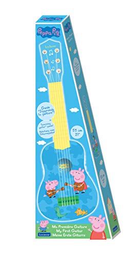 Peppa Pig K200PP Mi Primera Guitarra, 6 Cuerdas, Instrumento Juguete