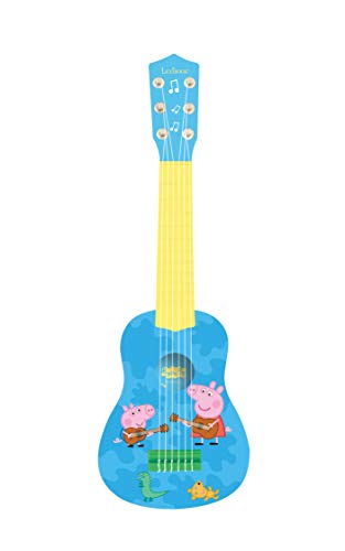 Peppa Pig K200PP Mi Primera Guitarra, 6 Cuerdas, Instrumento Juguete