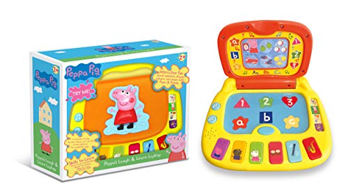 Peppa Pig Peppa Pig-PP02 Laugh & Learn Laptop, Multicolor, Box Size: 25 x 30 x 8cm (Trends UK None)