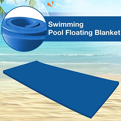 perfecthome Colchoneta de Agua Flotante Colchoneta de Agua Flotante Colchoneta Flotante Cama Flotante de Agua Espuma Enrollable Isla Flotante Alfombra Flotante para Piscina para Tomar Eco - Friendly