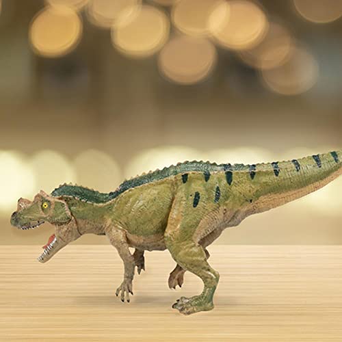 PETUFUN Figuras de dinosaurios realistas, modelo Ceratosaurus, juguetes de dinosaurios para niños de 5 años, juguetes de colección de dinosaurios Dino Park para niños y niñas