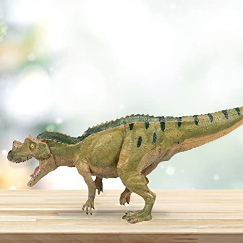 PETUFUN Figuras de dinosaurios realistas, modelo Ceratosaurus, juguetes de dinosaurios para niños de 5 años, juguetes de colección de dinosaurios Dino Park para niños y niñas