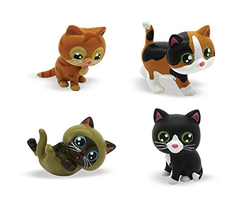 Phidal - Mini contadores y Figuras de Gatitos, diseño de Gatos, Multicolor