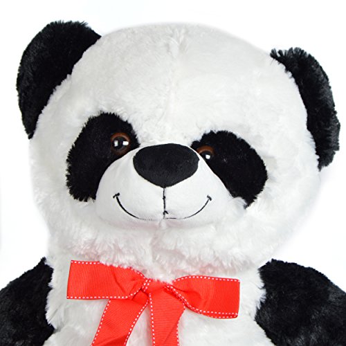 Pink Papaya Oso de Peluche Gigante XXL Panda Pan Tao, 100cm XXL Osito de Peluche en Blanco y Negro, Tejido de Felpa , Osito Panda , Oso de Peluche XXL para abrazar de la Marca Toys