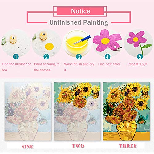 Pintura para adultos por números flores DIY dibujo sobre lienzo pintado a mano pintura artística para colorear por números bicicleta regalo único A6 40x50cm