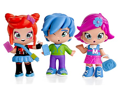 PINY Pinypon by Pack de 3 figuras, Michelle, Rita y Sam, surtido 1 (Famosa 700013378)