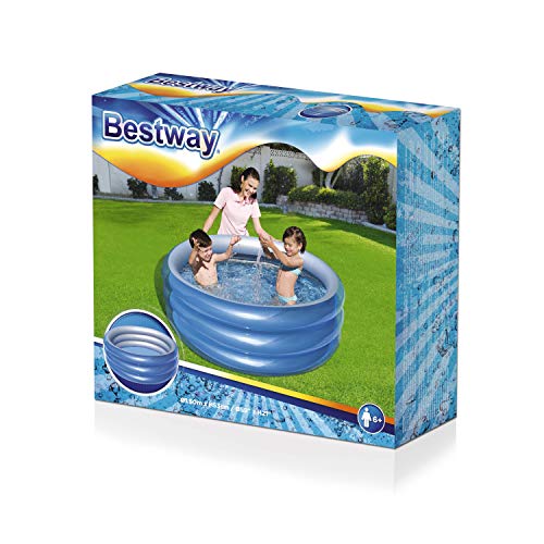 Piscina Hinchable Infantil Bestway Big Metallic 3-Ring Pool 150x53 cm