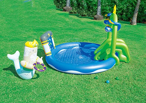 Piscinas para NiñOs Inflables con TobogáN Familia Hinchables Juegos Juguetes Jardin PequeñOs Profundidad 90.9