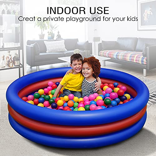 Piscinas para niños Piscina Hinchable, onozio Piscina Inflable Remando Infantil,Piscina de Agua para niños(120x30cm)