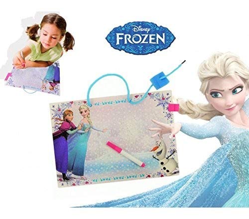 Pizarra de Frozen con marcador y borrador (28 x 20cm)