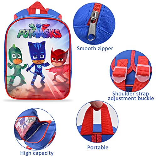 PJ Hero Mochila escolar niños simyron Mochila Patrón tema héroe Niños Bolsas Cumpleaños Mochila Infantil para Deporte Viaje Colegio, Regalos para Niños Adolescentes