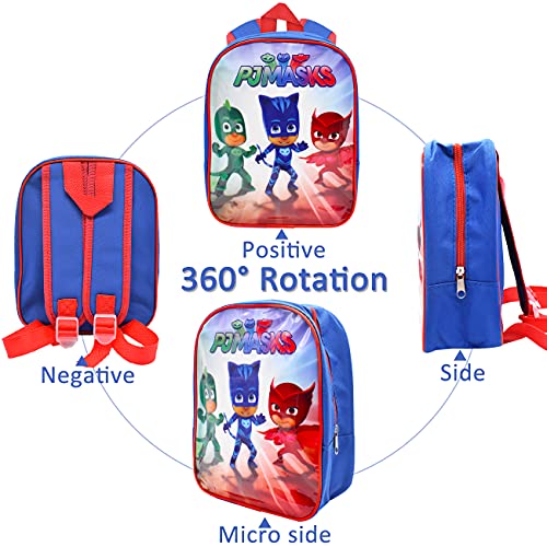 PJ Hero Mochila escolar niños simyron Mochila Patrón tema héroe Niños Bolsas Cumpleaños Mochila Infantil para Deporte Viaje Colegio, Regalos para Niños Adolescentes