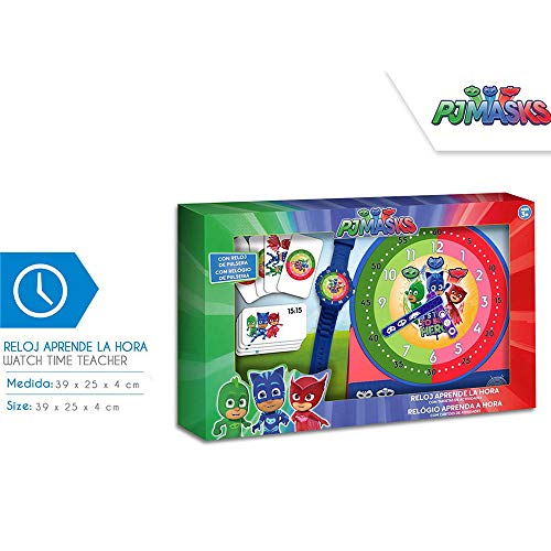 PJ Masks Set aprende Las Horas (PJ17120), Multicolor (Kids Licensing 1)