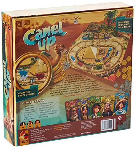 Plan B Games PBGESG50120EN Camel Up: 2nd Edition, Mixed Colors Marrón coloración del cabello , color/modelo surtido