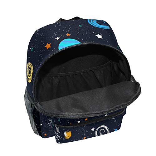 Planeta Galaxia Universo Mochila para Preescolar Toddler Kids Estudiante Mochilas para Infantiles 2-7 Años Niñas Niños