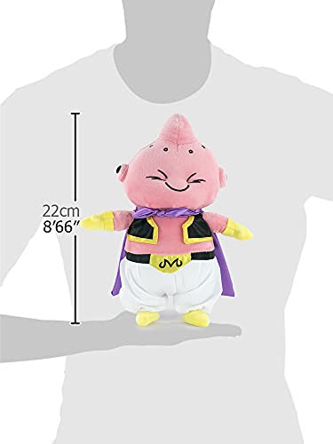 Play by Play Dragon Ball Super- Peluches de los Protagonistas de Bola de Dragón, Goku, Piccolo, Vegeta, Beerus, Monstruo Buu - Calidad Super Soft (23-27cm, Monstruo Buu)