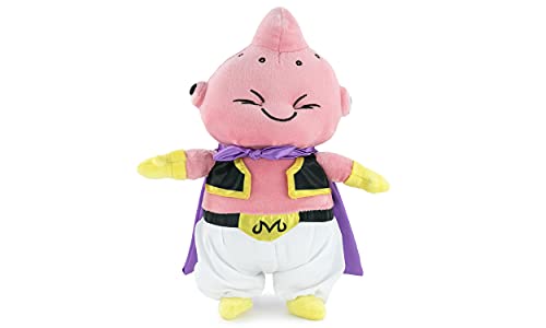 Play by Play Dragon Ball Super- Peluches de los Protagonistas de Bola de Dragón, Goku, Piccolo, Vegeta, Beerus, Monstruo Buu - Calidad Super Soft (23-27cm, Monstruo Buu)