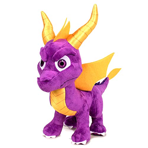 Play by Play - Plush Felpa Spyro The Dragon De Pie Original Activision Videogame - Multicolor - 35cm