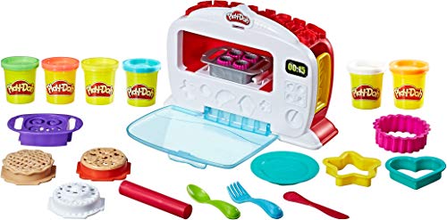 Play-Doh Kitchen Creations Juego de alimentos mágicos para horno para niños de 3 años en adelante con luces, sonidos y 6 colores no tóxicos