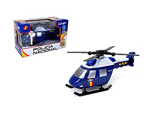 PLAYJOCS GT-8056 Helicóptero Policía Nacional con luz y Sonidos.