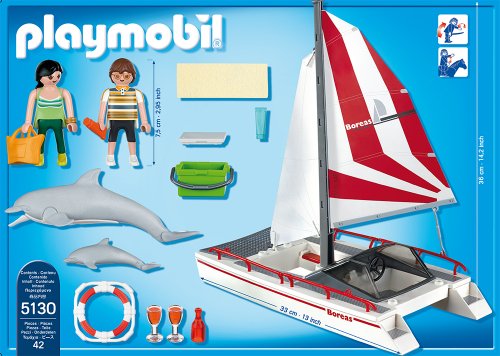 PLAYMOBIL 626613 - Vacaciones Catamarán+Delfines