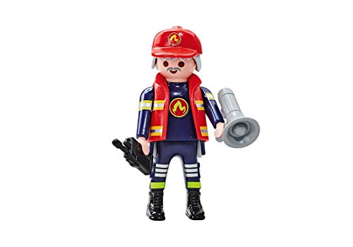 Playmobil - 6585 - Chef Pompier Equipe B - Emballage Plastique, Pas de boîte