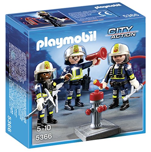 PLAYMOBIL Bomberos - Equipo de Figuras (5366)