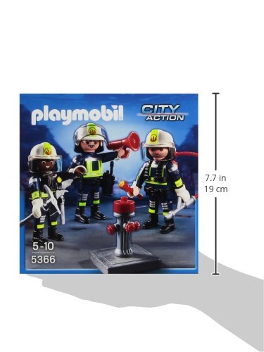 PLAYMOBIL Bomberos - Equipo de Figuras (5366)