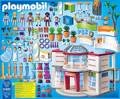 Playmobil Centro Comercial - City Life Centro Comercial, Playsets de Figuras de jugete (Playmobil 5485)