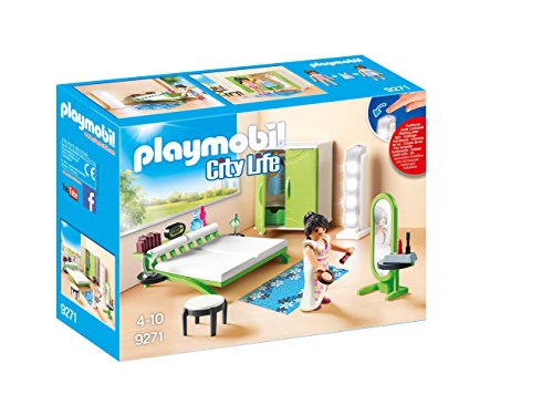 PLAYMOBIL City Life Cocina, a Partir de 4 Años (9269) + City Life Dormitorio, a Partir de 4 Años (9271)