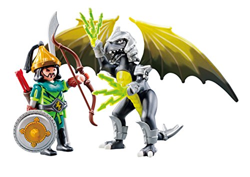 PLAYMOBIL Dragones - Dragón Tormenta con Guerrero (5465)