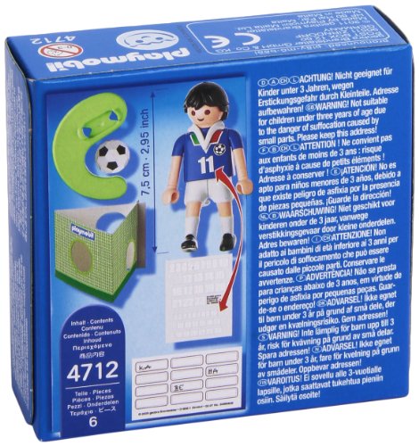 Playmobil Fútbol - Fútbol: Jugador Italia (4712)