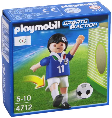 Playmobil Fútbol - Fútbol: Jugador Italia (4712)