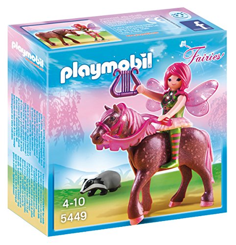 PLAYMOBIL Hadas - Hada del Bosque Surya con Caballo (5449)