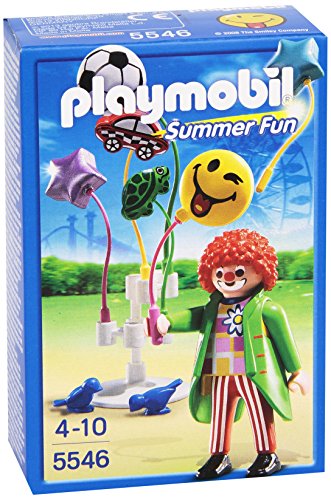 PLAYMOBIL Parque de Atracciones - SmileyWorld, Figura Vendedor de Globos (5546)