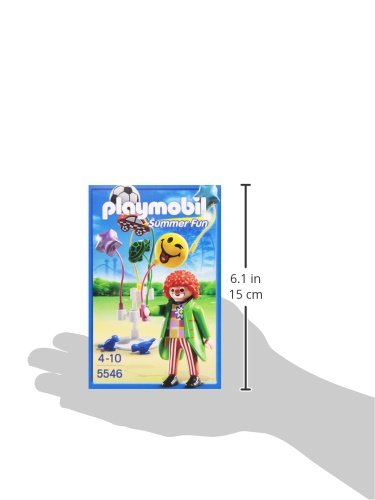 PLAYMOBIL Parque de Atracciones - SmileyWorld, Figura Vendedor de Globos (5546)