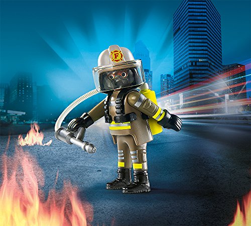 Playmobil Playmofriends- Bombero Muñecos y Figuras, Multicolor, 4,5 x 16 x 12 cm (Playmobil 9336)