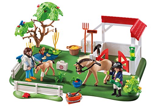 PLAYMOBIL - Prado de Caballos, superset (61470)