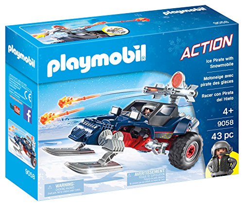 PLAYMOBIL- Racer con Pirata del Hielo, única (9058)