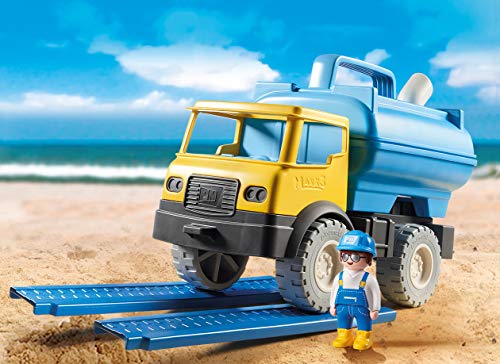 PLAYMOBIL Sand Camión Cisterna, a Partir de 2 Años (9144)