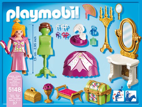 PLAYMOBIL - Vestidor Real, Set de Juego (5148)