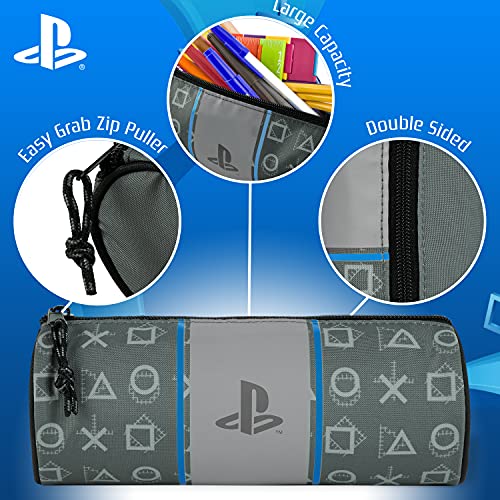 PlayStation Estuche Escolar 21 cm, Material Escolar, Estuche Escolar Niño, Regalo para Gamers