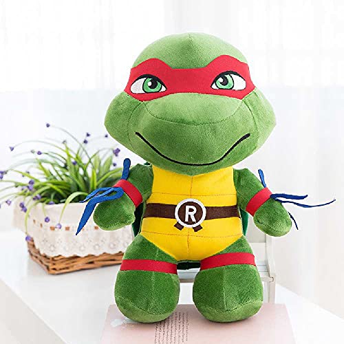 plkm Teenage Mutant Ninja Turtles Peluche Juguetes, Muñecas Tortuga Sostienen Almohadas 25 cm/Azul