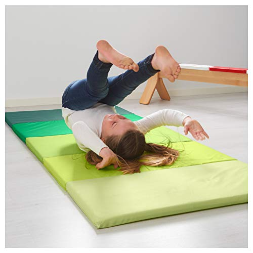 PLUFSIG Plegable Colchoneta de gimnasio Verde