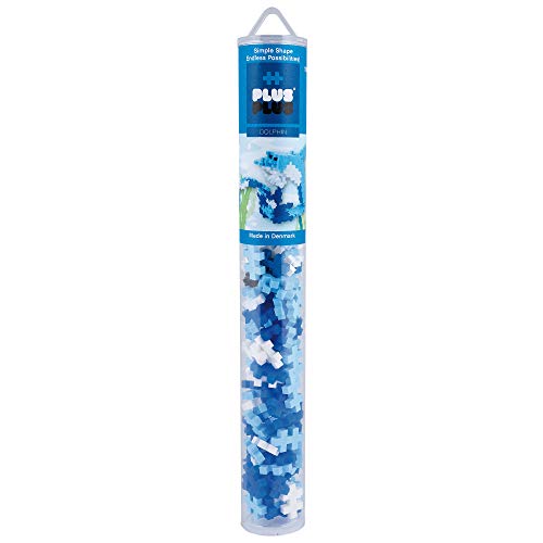 Plus-Plus 300.4113 Dolphin Tube Mix (100 Piezas), Multicolor, estándar