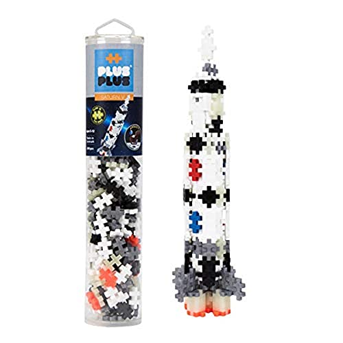 Plus-Plus 300.4182 Saturn V Rocket Mix Tube (240 piezas), multicolor , color/modelo surtido