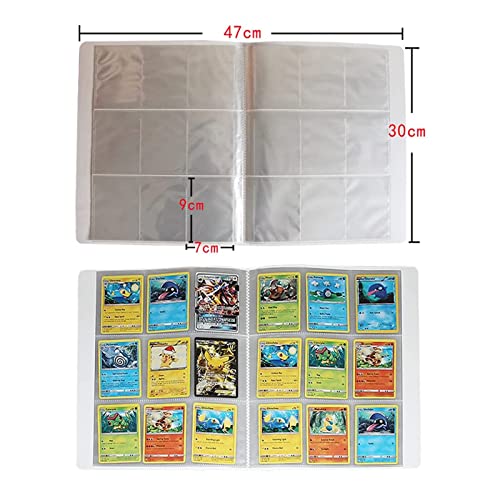 Pokemon - Álbum de tarjetas coleccionables para paquetes de álbum de recortes, cuaderno original para coleccionar tarjetas de pokemon, paquete grande, 432 unidades