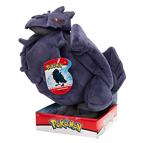 Pokemon Animal de Peluche XXL Corviknight 30 cm - Peluche Nuevo 2021 - Peluche Juguete Licencia Oficial