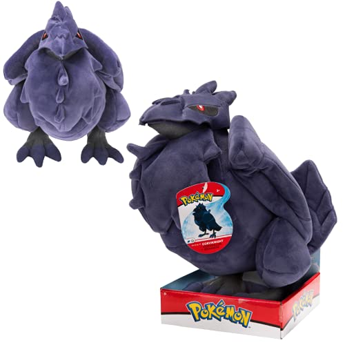 Pokemon Animal de Peluche XXL Corviknight 30 cm - Peluche Nuevo 2021 - Peluche Juguete Licencia Oficial